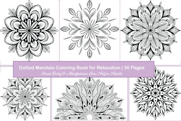 A Design Asset Review: The Dotted Mandala Coloring Pages for Graphics