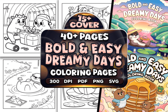 Bold Easy Dreamy Days Coloring Pages: An Embroidery Designer’s Review