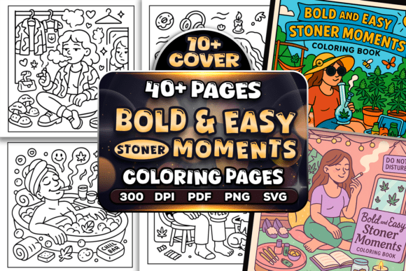 Bold Easy Stoner Moments: A Unique Graphics Asset