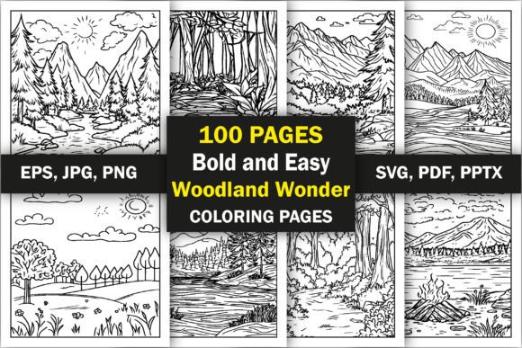 Crafting a Woodland Wonder: A Graphics & Coloring Pages Review