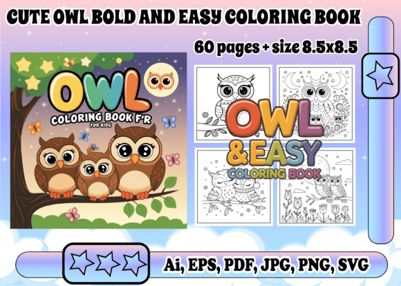 Cute Owl Graphics: A Brand Designer's Coloring Book Review