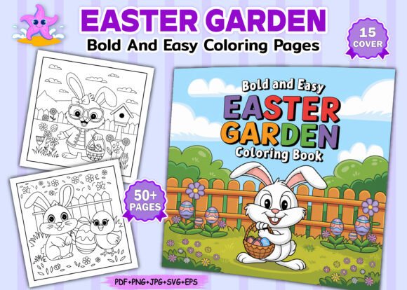 Easter Garden Bold Coloring Pages: A Marketing & Branding Review