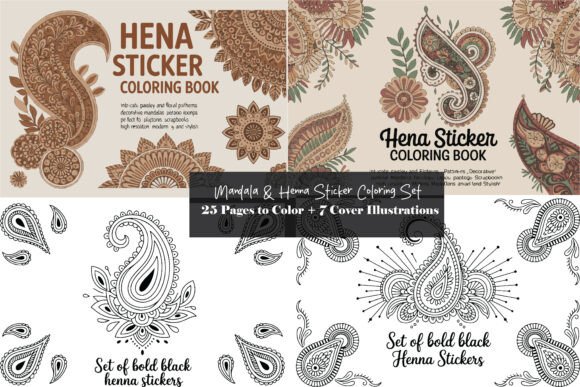 Evaluating Mandala Henna Sticker Pages for Real Client Graphics