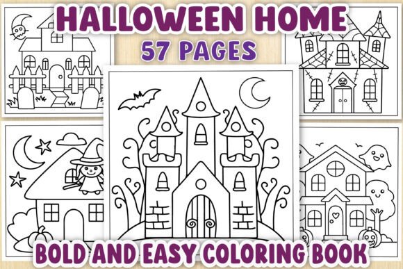 Halloween Home Graphics for Coloring Pages Amp