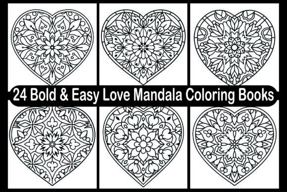 Review: Bold Easy Love Mandala Coloring Books